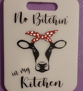 Country kitchen Cow wall sign